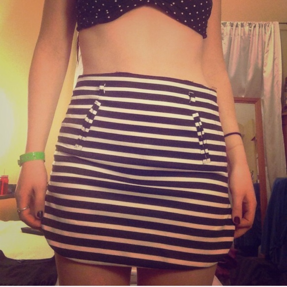 Black & White Skirt